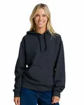 Unisex Ultimate™ CVC Ring-Spun Hooded Sweatshirt Black Ink Heathr
