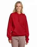 Unisex Ultimate™ CVC Ring-Spun Hooded Sweatshirt True Red
