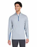 Men's Mesa Stripe Quarter-Zip LAKE BLU