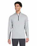 Men's Mesa Stripe Quarter-Zip PUMA BLK