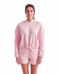 Ladies' Cropped Maria Hoodie Light Pink