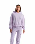 Ladies' Cropped Maria Hoodie Lilac