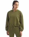 Ladies' Cropped Maria Hoodie Olive