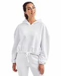 Ladies' Cropped Maria Hoodie WHITE