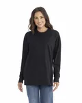 Unisex Heavyweight Cotton Long Sleeve T-Shirt BLACK