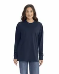 Unisex Heavyweight Cotton Long Sleeve T-Shirt Midnight Navy