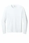 Allmade Unisex Long Sleeve Organic Cotton Tee AL6104 BRIGHT WHITE
