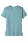 Bella + Canvas Ladies' Relaxed Jersey Short-Sleeve T-Shirt Heather Blue Lagoon