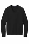 Brooks Brothers Cotton Stretch V-Neck Sweater BB18400 Deep Black