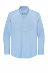 Brooks Brothers Wrinkle-Free Stretch Pinpoint Shirt BB18000 Newport Blue