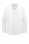 Brooks Brothers Wrinkle-Free Stretch Pinpoint Shirt BB18000 WHITE