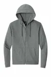 District Perfect Tri Fleece Full-Zip Hoodie DT1302 GREY FROST