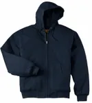 CornerStone - Duck Cloth Hooded Work Jacket. J763H Navy