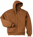 CornerStone - Duck Cloth Hooded Work Jacket. J763H Duck Brown
