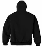 CornerStone - Duck Cloth Hooded Work Jacket. J763H BLACK