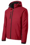 Port Authority Vortex Waterproof 3-in-1 Jacket. J332 Rich Red/ Black