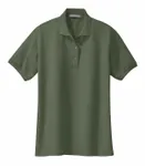 Port Authority Women's Silk Touch Polo. L500 Clover Green