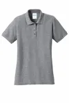 Port & Company Women's Core Blend Pique Polo. LKP155 Athletic Heather