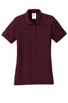 Port & Company Women's Core Blend Pique Polo. LKP155 Athletic Maroon
