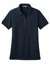Port Authority Women's Stretch Pique Polo. L555 Dress Blue Navy