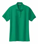 Port Authority Women's Silk Touch Polo. L500 Kelly Green