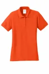 Port & Company Women's Core Blend Pique Polo. LKP155 Orange