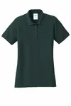 Port & Company Women's Core Blend Pique Polo. LKP155 Dark Green