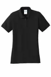 Port & Company Women's Core Blend Pique Polo. LKP155 Jet Black