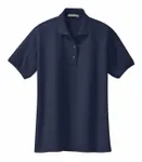 Port Authority Women's Silk Touch Polo. L500 Navy