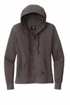New Era Women's Thermal Full-Zip Hoodie LNEA141 Black Heather