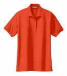 Port Authority Women's Silk Touch Polo. L500 Orange