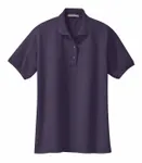 Port Authority Women's Silk Touch Polo. L500 Eggplant