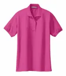 Port Authority Women's Silk Touch Polo. L500 Tropical Pink