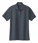 Port Authority Women's Silk Touch Polo. L500 Steel Grey