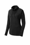 Sport-Tek Women's Triumph Cowl Neck Pullover LST280 BLACK