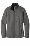 OGIO Women's Grit Fleece Jacket. LOG727 Diesel Grey Heather
