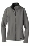 OGIO Women's Grit Fleece Jacket. LOG727 Gear Grey