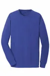 Port & Company Beach Wash Garment-Dyed Long Sleeve Tee PC099LS Blue Iris