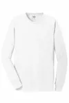 Port & Company Beach Wash Garment-Dyed Long Sleeve Tee PC099LS WHITE