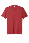 Port & Company Fan Favorite Blend Tee. PC455 Bright Red Heather