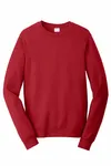 Port & Company Fan Favorite Fleece Crewneck Sweatshirt. PC850 Team Cardinal