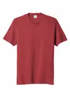 Port & Company Fan Favorite Blend Tee. PC455 Team Cardinal Heather
