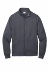 Port & Company Core Fleece Cadet Full-Zip Sweatshirt PC78FZ Heather Navy