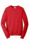 Port & Company Fan Favorite Fleece Crewneck Sweatshirt. PC850 Bright Red