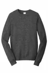 Port & Company Fan Favorite Fleece Crewneck Sweatshirt. PC850 Dark Heather Grey