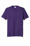 Port & Company Fan Favorite Blend Tee. PC455 Team Purple Heather