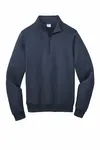 Port & Company Core Fleece 1/4-Zip Pullover Sweatshirt PC78Q Navy