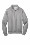 Port & Company Core Fleece 1/4-Zip Pullover Sweatshirt PC78Q Athletic Heather
