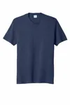 Port & Company Fan Favorite Blend Tee. PC455 Team Navy Heather