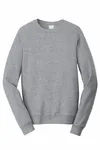 Port & Company Fan Favorite Fleece Crewneck Sweatshirt. PC850 Athletic Heather